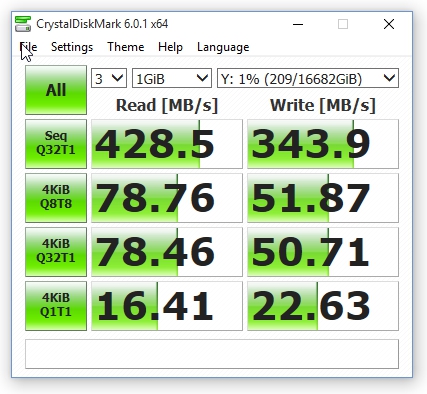 CrystalDiskMark 6 FreeNAS Mini XL+