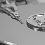 hard drive showing platter and read write headread-write-head